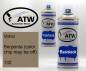 Preview: Volvo, Serpenta (color chip may be off), 132: 400ml Sprühdose + 400ml Klarlack - Set, von ATW Autoteile West.